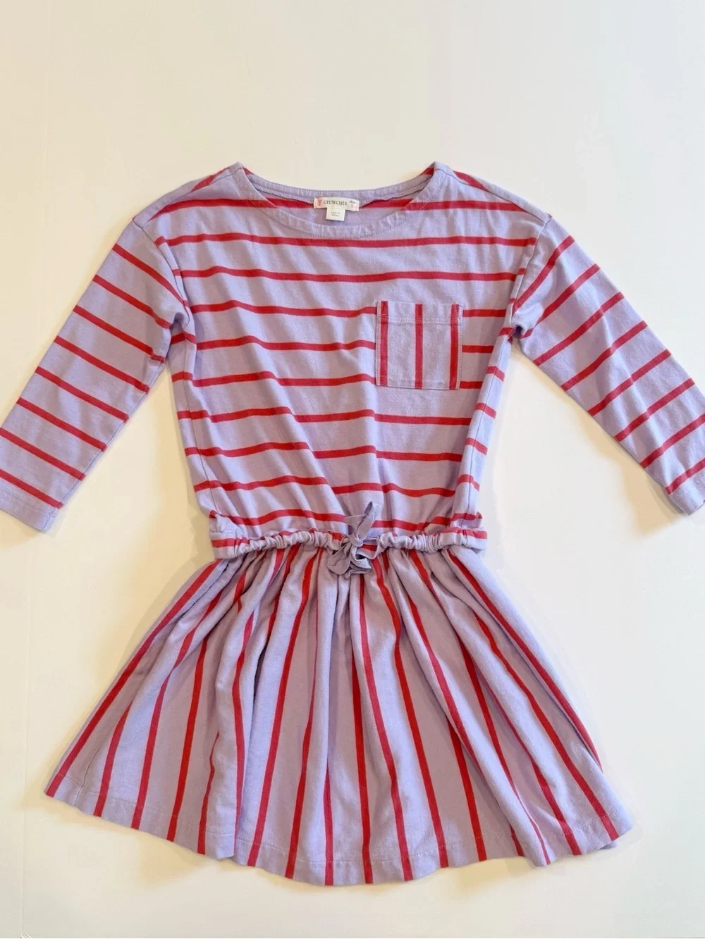 Crewcuts Striped Jersey Knit Dress